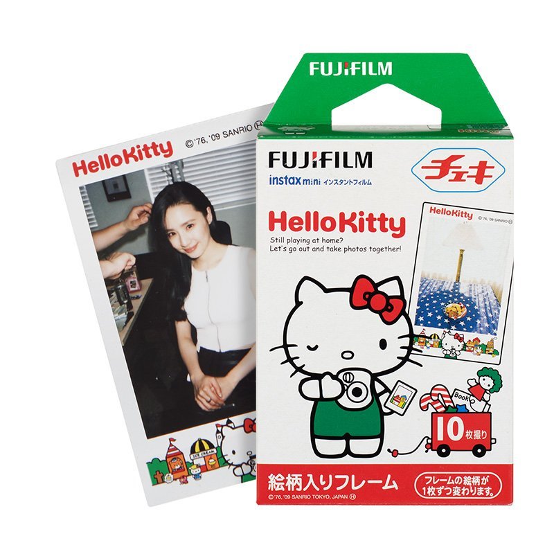 富士一次成像 拍立得 mini hello kitty 花边胶片相纸