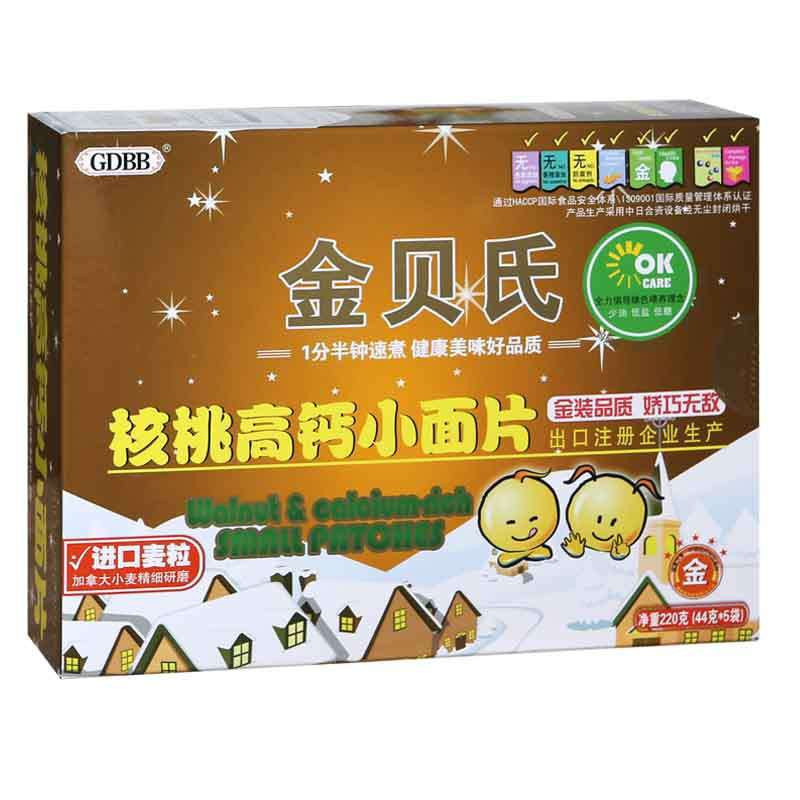 金贝氏(GDBB)核桃高钙小面片220g