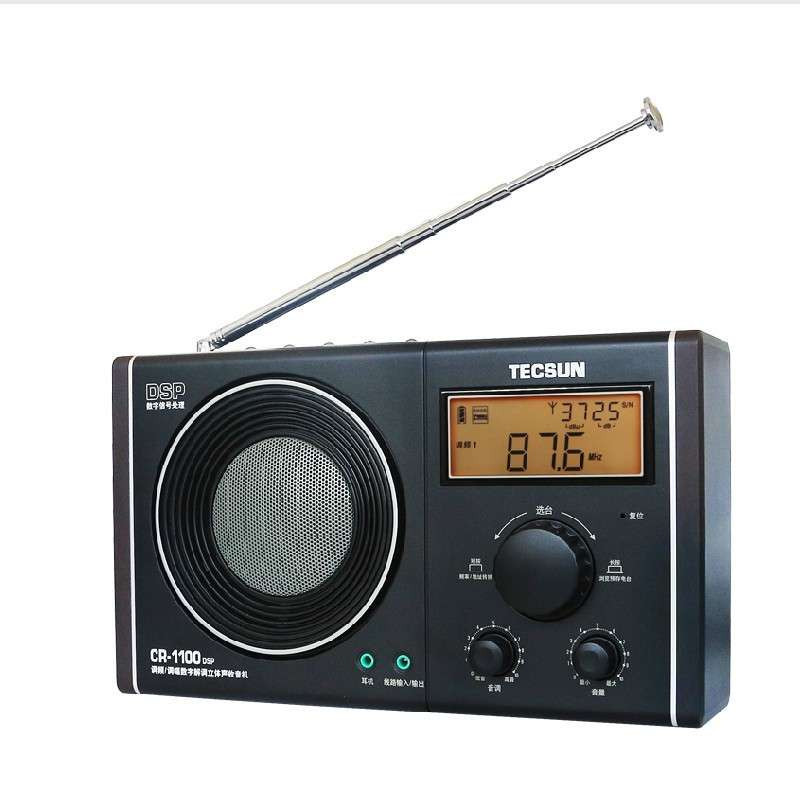 德生 CR-1100DSP调频/调幅数字解调立体声收音机