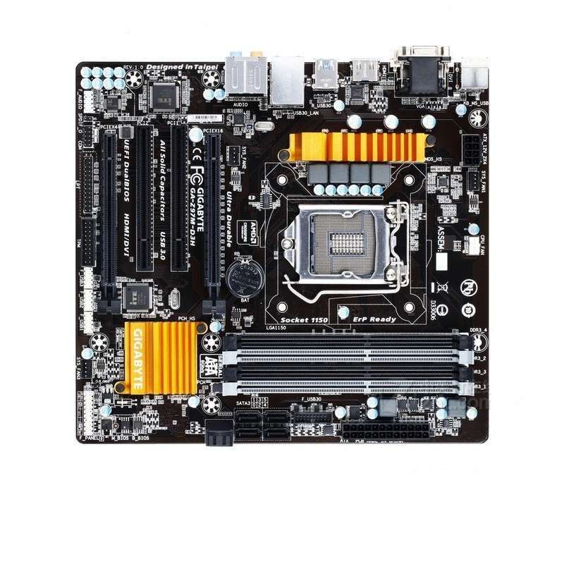 技嘉(gigabyte) z97m-d3h主板 (intel z97/ lga1150)