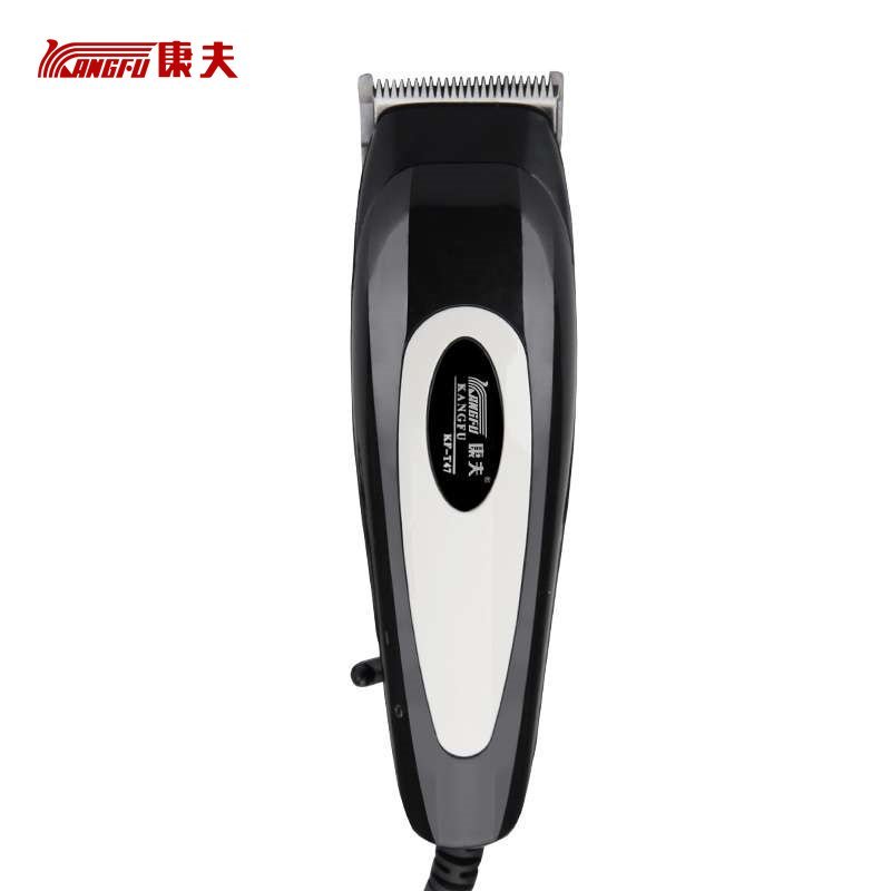康夫(Kangfu）带线式家用发廊成人儿童理发器电推剪KF-T47 （黑色）