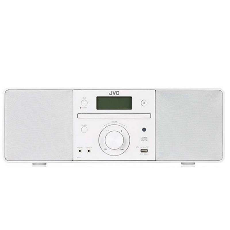 杰伟世（JVC）RD-N1W CD迷你组合音响 iPod连动式底座 白色