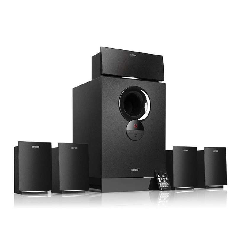 Edifier 漫步者 R501TIII 5.1家庭影院音箱 黑色
