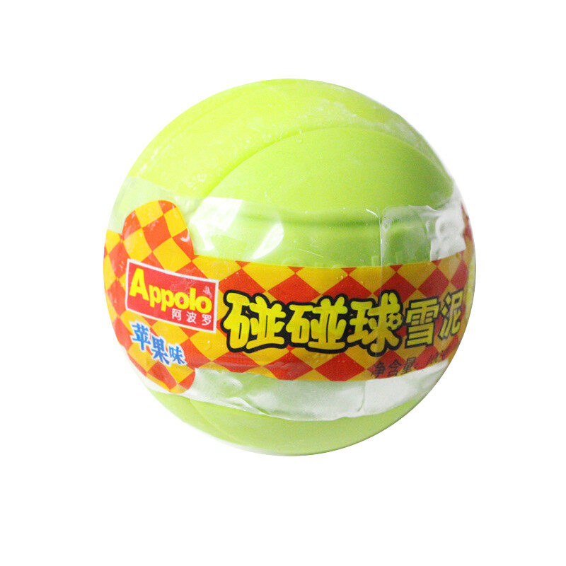 阿波罗碰碰球雪泥苹果味100g