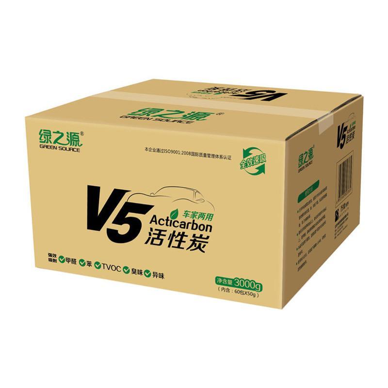 绿之源V5经济装车家两用活性炭3000g