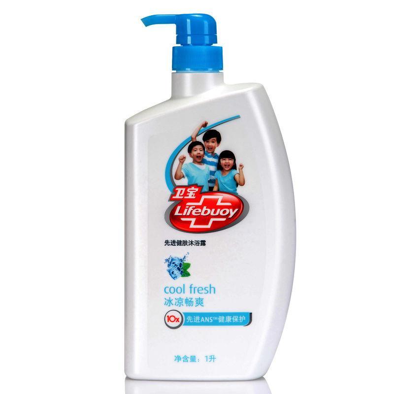 卫宝先进健肤沐浴露冰凉畅爽1L