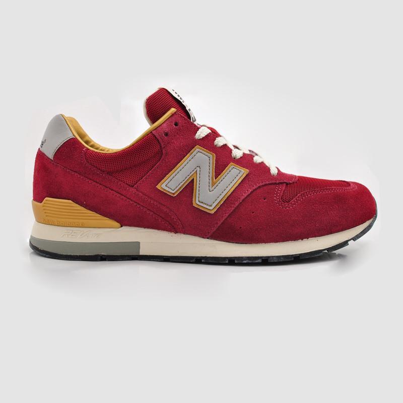 新百伦996男鞋跑鞋New Balance 2014年新款女鞋复古休闲运动跑步鞋M996GC 红灰金 37码