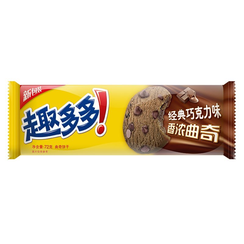 趣多多经典黄油曲奇浓情巧克力口味72g