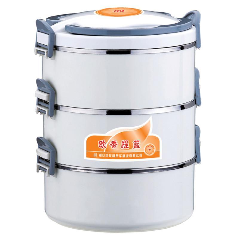 茂盛年华 三层欧香保温提篮