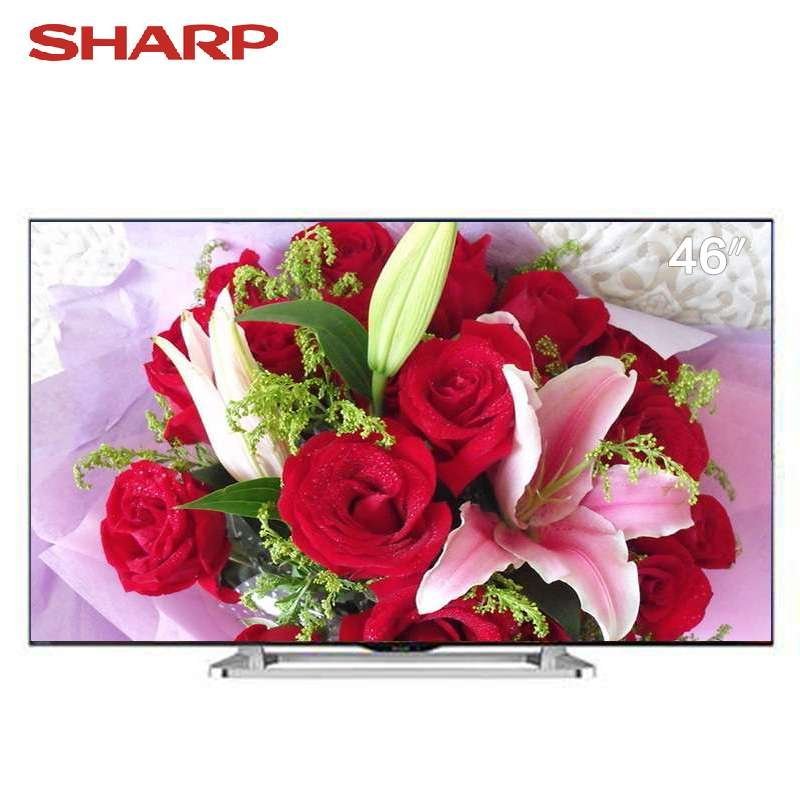 夏普(SHARP) LCD-46LX560A 46英寸 全高清 网络 智能 无线WIFI 原装面板 LED液晶电视