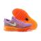 耐克男鞋正品飞线彩虹跑鞋NIKE FLYKNIT AIR MAX 气垫女鞋运动跑步鞋 粉紫桔 42码