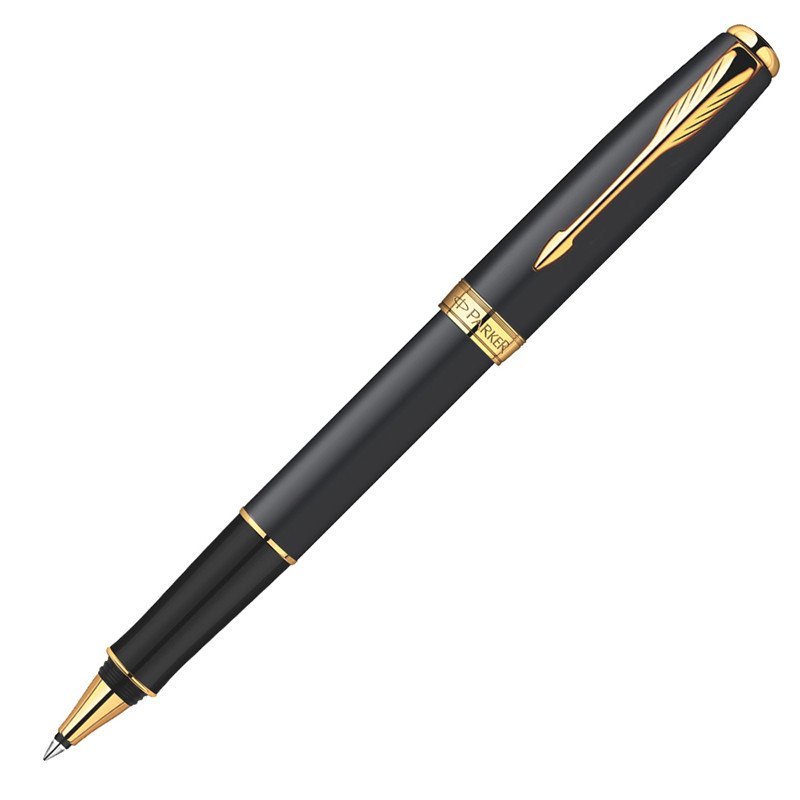 PARKER/派克 卓尔磨砂黒杆金夹宝珠笔 签字笔