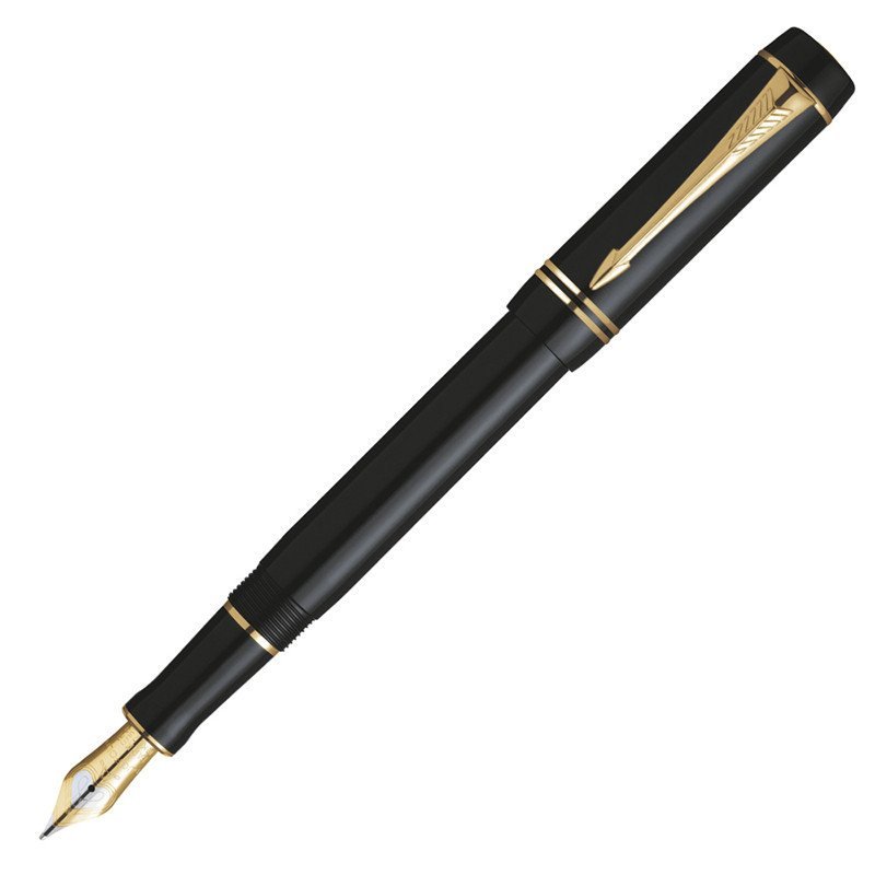 PARKER/派克 世纪纯黑金夹精装墨水笔