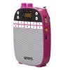 熊猫(PANDA) K5 扩音器数码播放器 教师教学专用喇叭便携式导游腰挂大功率广场扩音机 红色