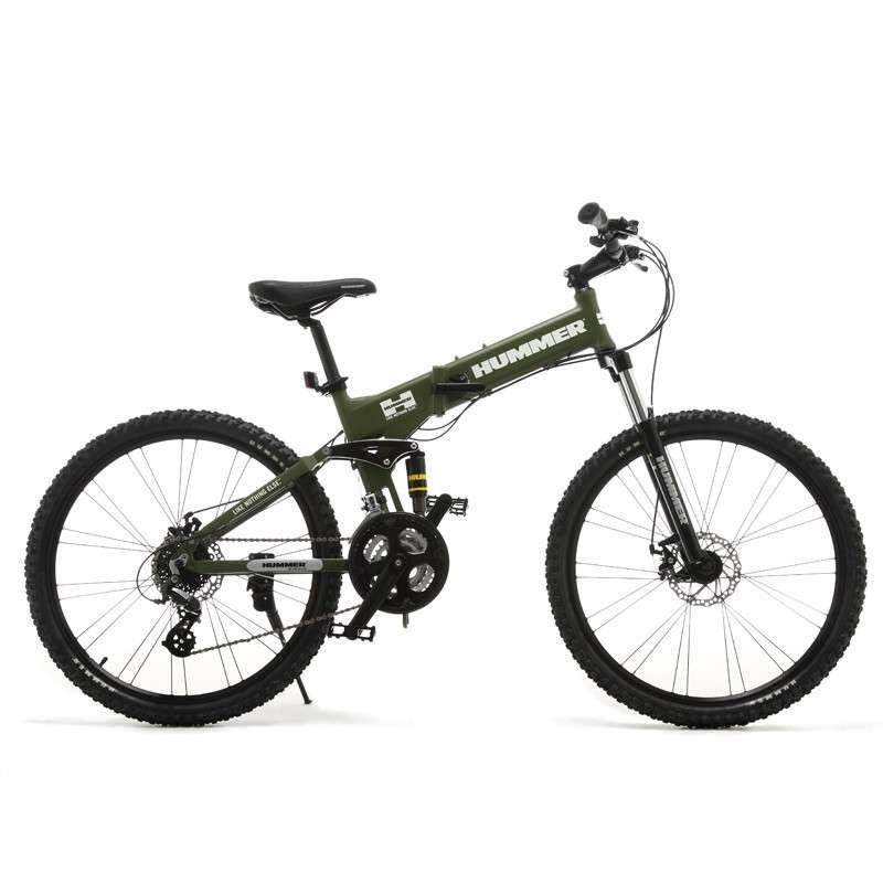 hummer 悍马 特种兵超级越野系列 越野折叠自行车 sf-2620fd 橄榄绿