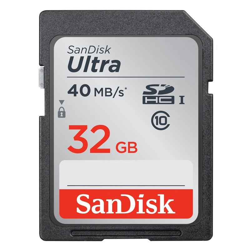 SANDISK(闪迪)Ultra32G(CLASS10)SDHC存储卡/内存卡(40M/S)