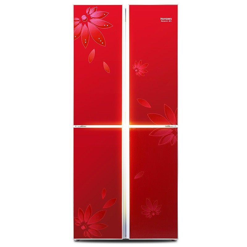 奥马(Homa) BCD-388DV 388升 直冷多门冰箱(靓雅红)