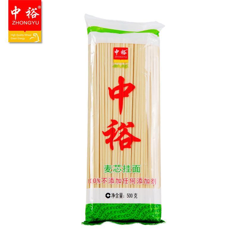 中裕(zhongyu)麦芯挂面(500g) 面 挂面 面条 清水面 爽滑 劲道无添加