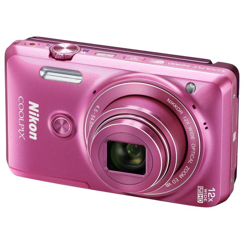 尼康(Nikon) S6900 数码相机 自拍神器 粉色
