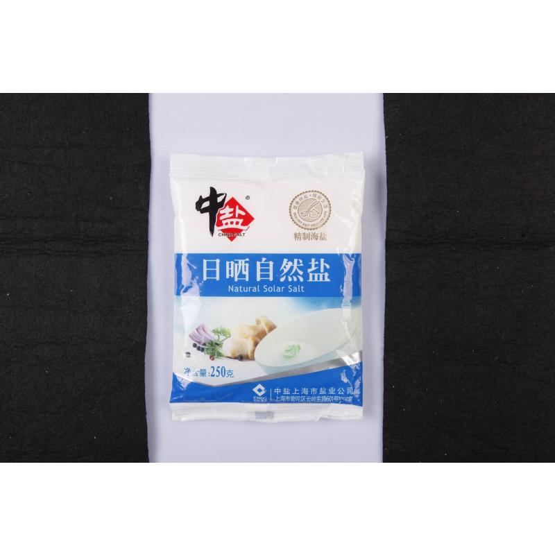 中盐牌日晒自然盐250g