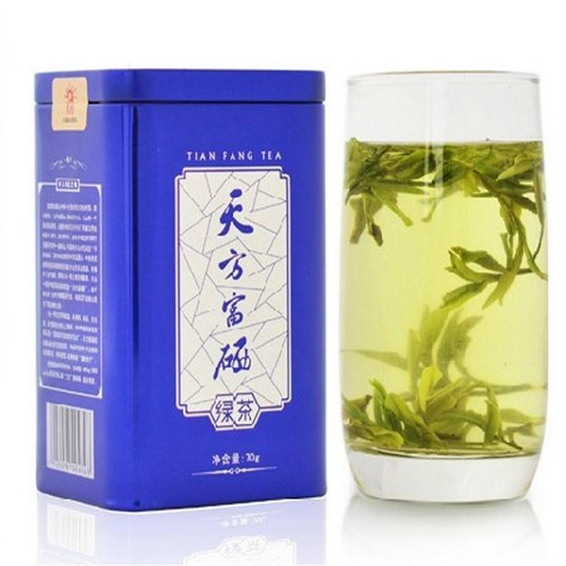 2015新茶 安徽天方富硒茶叶 高山炒青绿茶 70g一级罐装