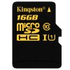 金士顿16G UHS-I U3 Class10(读90写45)TF(MircoSD)存储卡(土豪金)