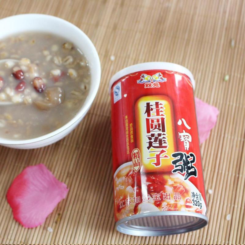 双兔桂圆莲子八宝粥320g单罐高清实拍图