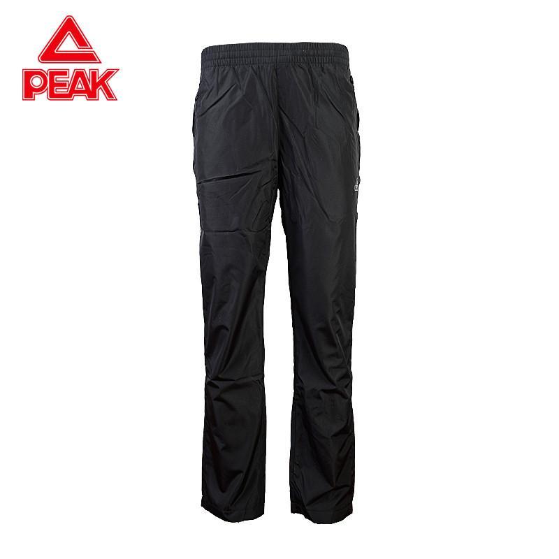 Peak/匹克正品 加绒 冬季新款 女子梭织加绒运动长裤 F344142 黑色3XL