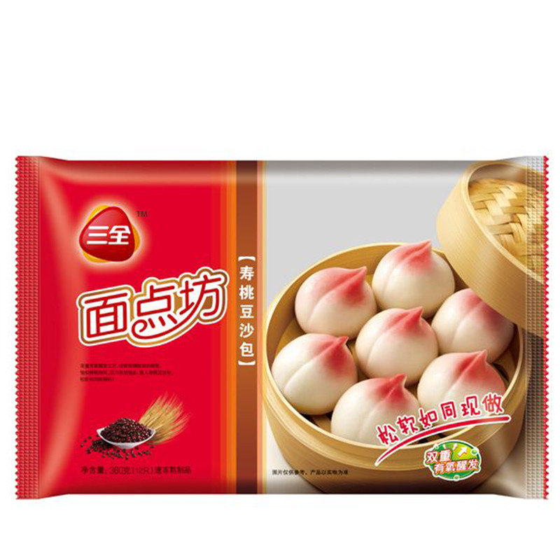 三全寿桃包360g