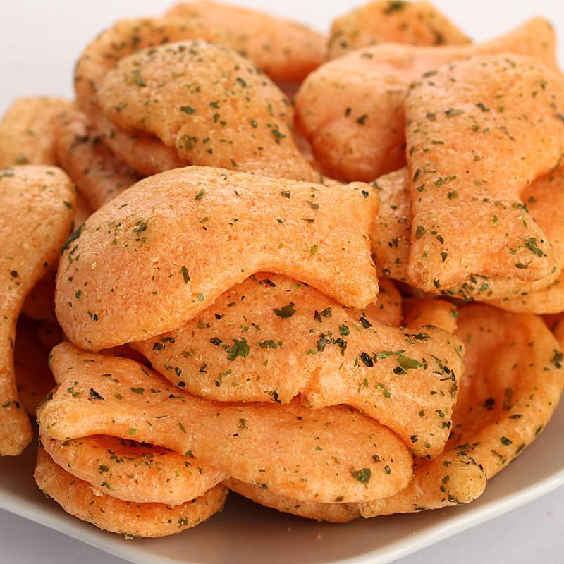 上好佳 非油炸 日式鱼果 海苔味 14g/袋高清实拍图