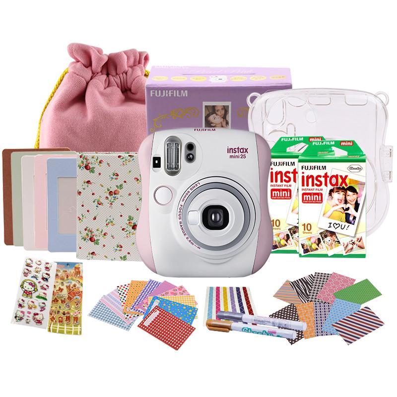 富士（FUJIFILM）趣奇（checky）instax mini25珍珠粉 特惠套餐