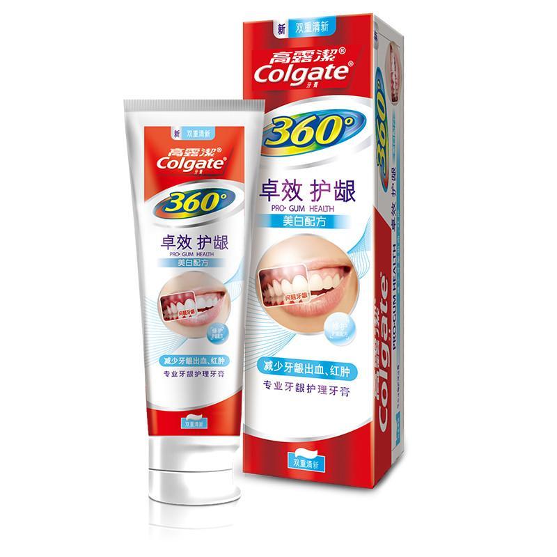 高露洁360卓效护龈美白牙膏140g