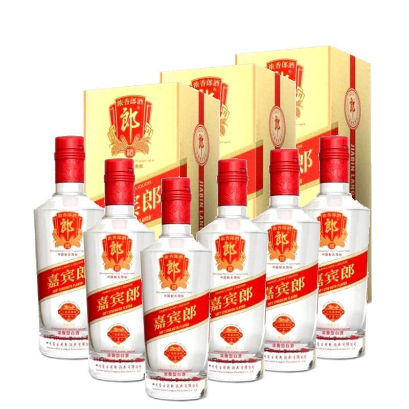 郎酒三星嘉宾42度整箱装500ml*6瓶 浓香型白酒
