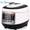 美的（Midea）WSS5033 一锅百菜全功能微电脑式5L韩式方煲电压力锅 黑白色