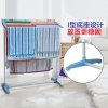 宝优妮 晾衣架 浴室毛巾架卫生间浴巾架 晾晒架 置地升降晾晒衣架 DQ-0074-P