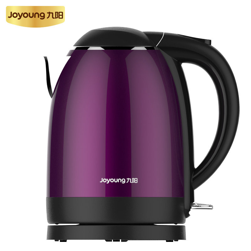 九阳(Joyoung)K17-F622 全钢电水壶烧水壶双层杯体防烫1.7L 自动断电304不锈钢