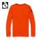DUNKELVOLK/达克沃 潮牌秋男士纯棉手绘涂鸦圆领长袖t恤卫衣进口 橙红色 L175/95