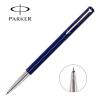派克PARKER 签字笔 威雅蓝色胶杆宝珠笔 学生办公通用日常书写拔帽式佩戴0.7mm黑色水性宝珠笔芯