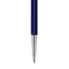 派克PARKER 签字笔 威雅蓝色胶杆宝珠笔 学生办公通用日常书写拔帽式佩戴0.7mm黑色水性宝珠笔芯
