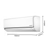 松下(Panasonic) 大1.5匹 冷暖变频无氟家用挂机空调 SE13KJ1S