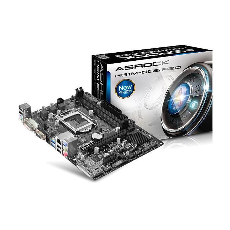 ASROCK/华擎科技 H81M-VG4 LGA1150针 搭配 G3220 I3 4130 CPU