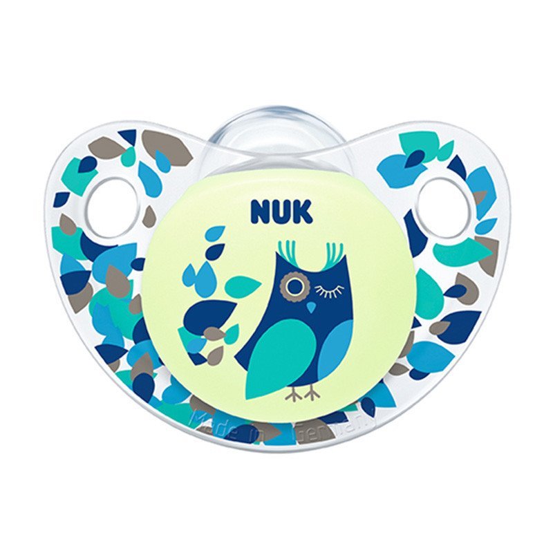 NUK夜光型硅胶安抚奶嘴（0-6个月）