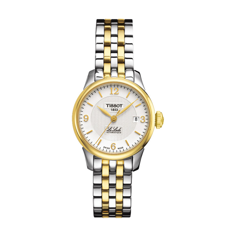 天梭(TISSOT)-力洛克系列 T41.2.183.34 机械女表 间金数字T41.2.183.34