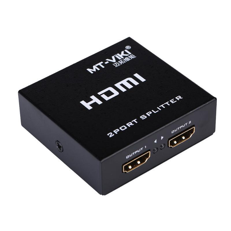 迈拓维矩 MT-SP102M 2口 HDMI分配器 1进2出 一分二1.4 高清4k*2k