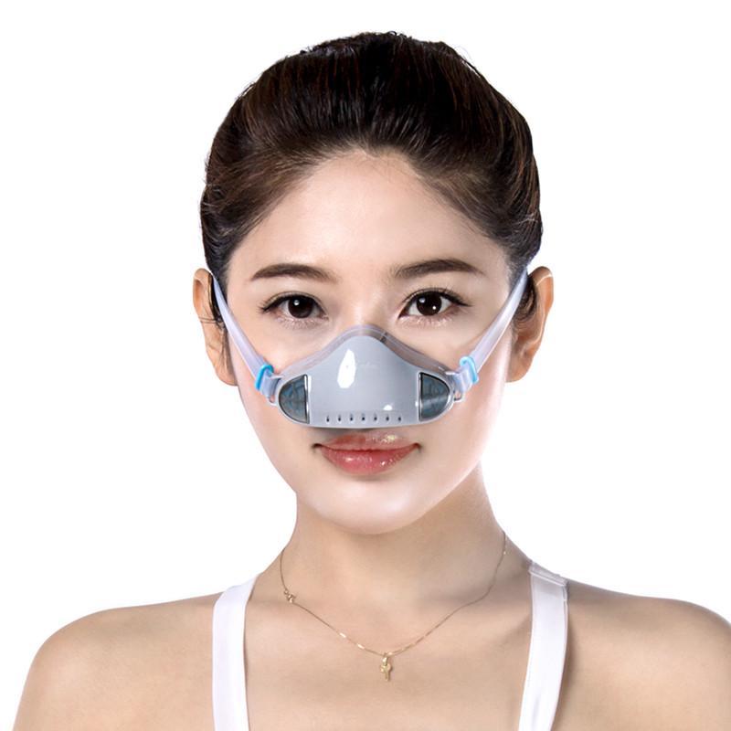 霾星人 B款鼻用空气净化器 防PM2.5、PM10、花粉颗粒、微生物颗粒 冷月灰