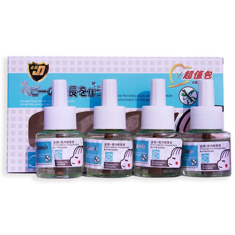 金盾婴儿蚊香液-无味45ml(特惠装4瓶)