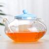 金玉兰(orchid) 高硼硅玻璃花茶壶 手工制作泡茶壶可加热耐热花草壶1.2L DX214P