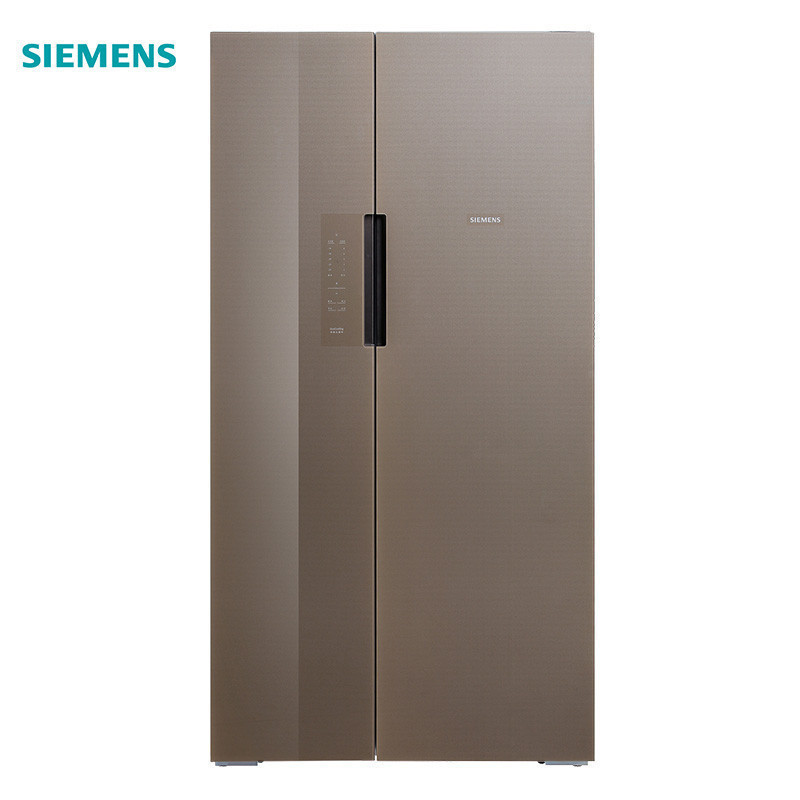 西门子(SIEMENS) KA92NS91TI 598升 对开门冰箱(金棕色)
