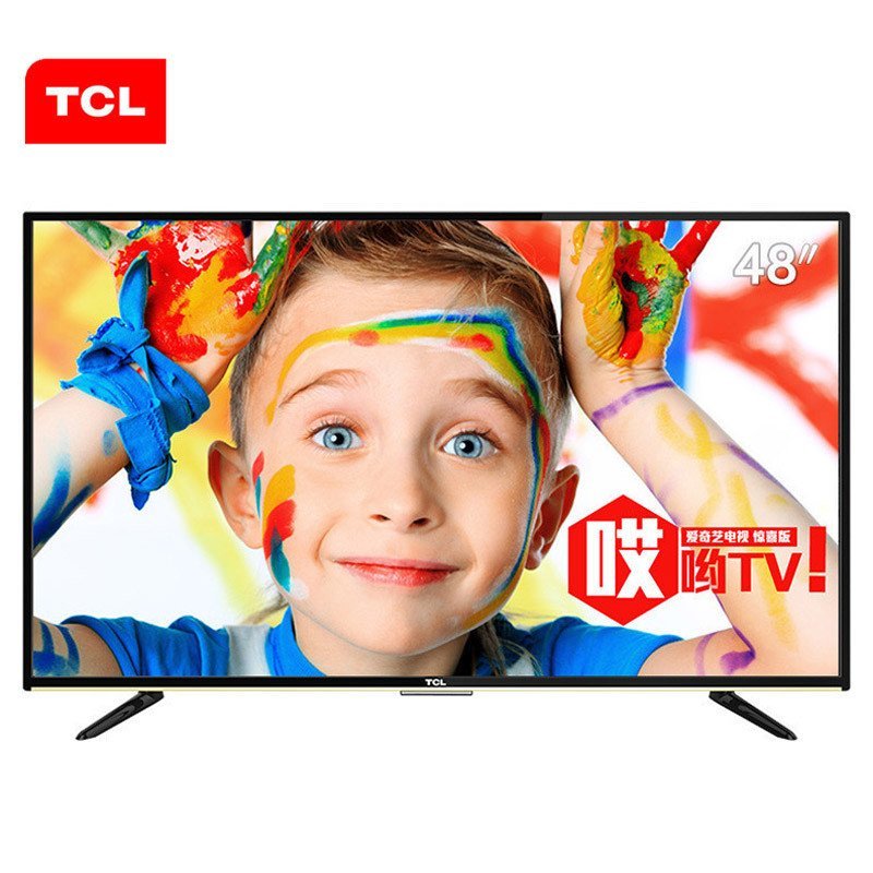 TCL D48A710 48英寸 40万小时影视资源 微信互联 八核安卓智能电视