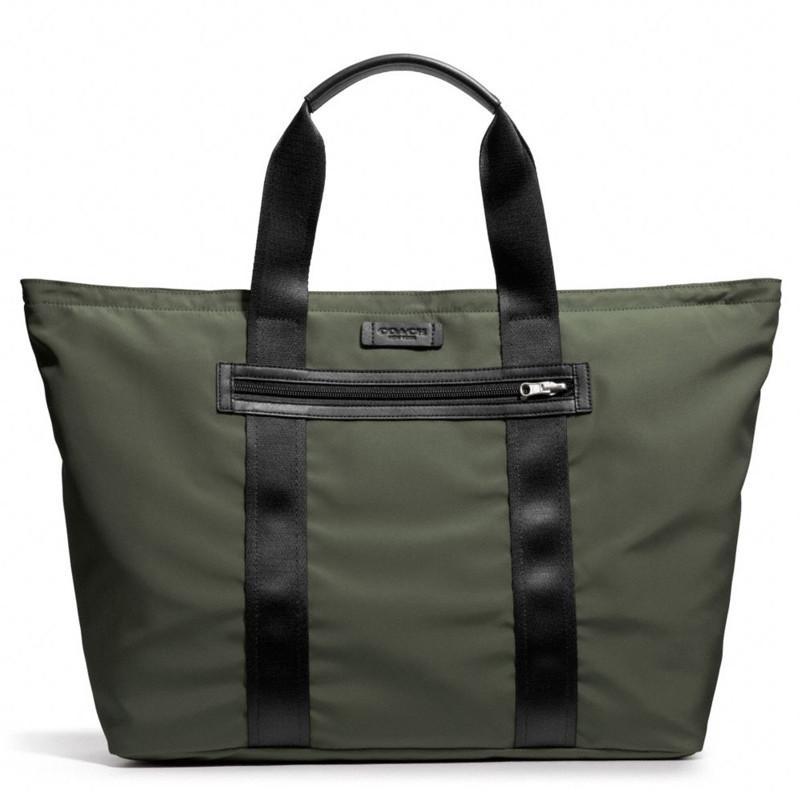 蔻驰（COACH）浮雕LOGO单肩斜挎包 休闲男包/箱包 93314_军绿色